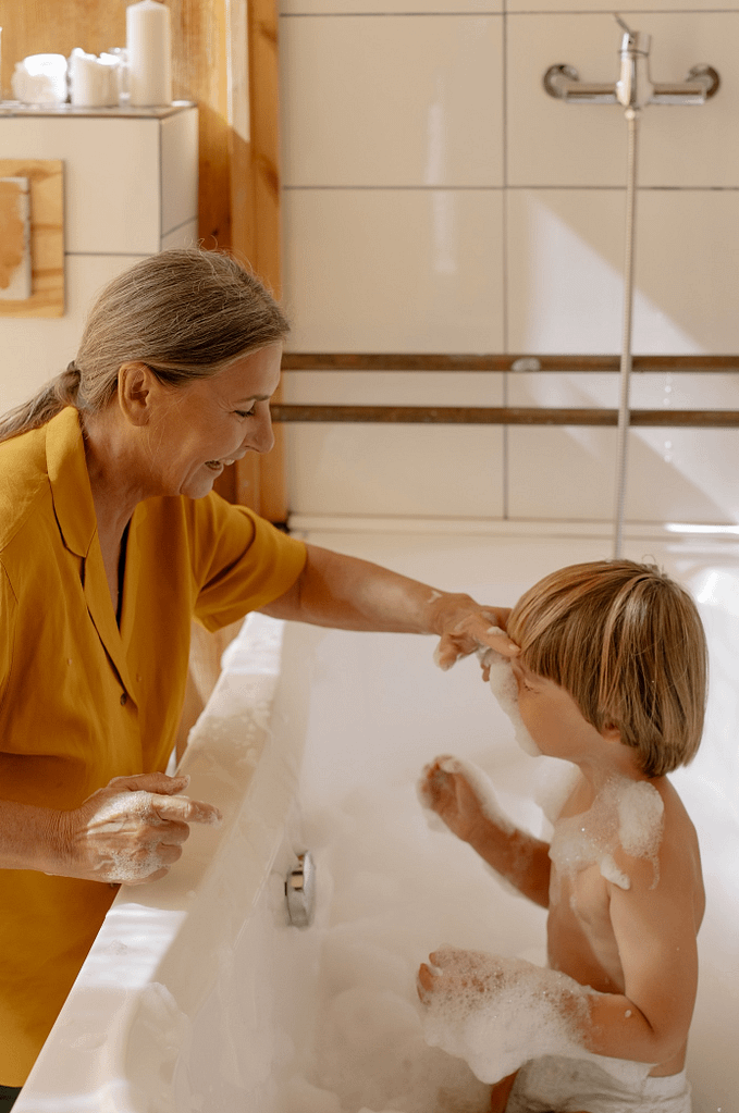 Vacances grand-parents bain